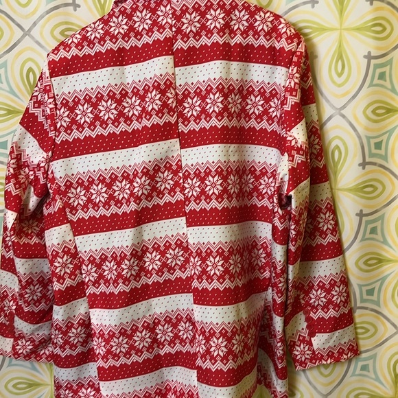 Men’s 3 piece red and white poinsettia Christmas suit - Picture 3 of 3